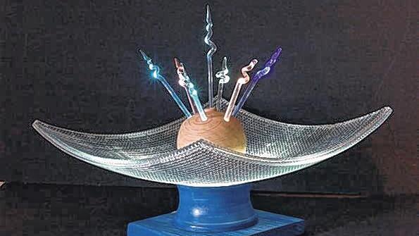 &bdquo;Farbenspiel&ldquo;, Werk von Hermann Heinickel.
