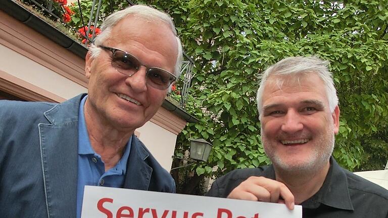 Hubert Schlick (links) und Norbert Hufgard (rechts) vom Lionsclub Würzburg.