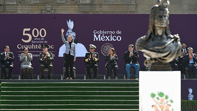 Staatsbegräbnis für Azteken-Herrscher Cuauhtémoc       -  Mexiko hält den letzten Azteken-Herrscher für einen Helden gegen die Fremdherrschaft - nun hat das Land mit Donald Trump zu kämpfen.