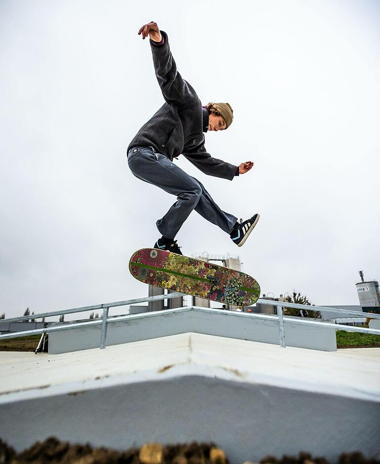 Das sogenannte Roof-Top: Eine Art Rampe, die beim Absprung hilft.