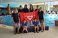 Die Sportlerinnen und Sportler der Schwimmabteilung des TV Gerolzhofen (im Bild bei einem Wettkampf im Hallenbad in Kitzingen) sehen große Probleme, angesichts der verkürzten Öffnungszeiten im Geomaris noch einen geordneten Trainingsbetrieb abhalten zu können.