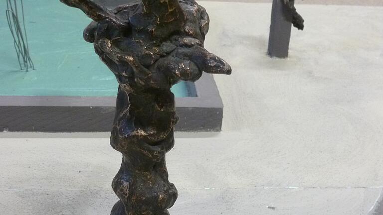 Mit diesem Modell gewann Peter Wittstadt den 1. Preis beim ersten Lohrer Kunstwettbewerb