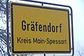 Gräfendorf       -  Gräfendorf Ortsschild