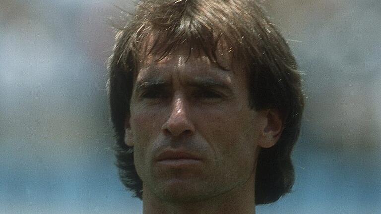 Fussball       -  Norbert Eder aus Bibergau 1986 im WM-Kader.WITTERS