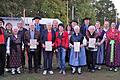 Das Foto zeigt von links: Ehrenvorstand Walter Bräutigam, Gauvorsitzende Inge Burkhard-Vatterodt, Martha Hofmann, Albrecht Hofmann, Karl Brembs, Bereichsleiter Vereinsleben Florian Kress, Christa Brembs, Herbert und Margit Knaup, Renate und 1. Vorstand Albert Hein, Gabriele Hümmer, Bereichsleben Liegenschaften Dominik Wegner, Anneliese Schlembach, Bereichsleiterin Schriftführung Katharina Kaiser, Josef Rückert, Bereichsleiterin Kassenwesen Theresa Bähr und Bürgermeister Peter Gehring.