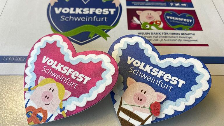 Mit einem neuen Design geht das Schweinfurter Volksfest 2022 an den Start. Mit einem neuen Design geht das Schweinfurter Volksfest 2022 an den Start.