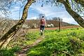 Unterwegs zur Wacholderheide bei Münnerstadt: Der zertifizierte Wanderweg verläuft hauptsächlich auf Wiesenwegen und Waldpfaden.