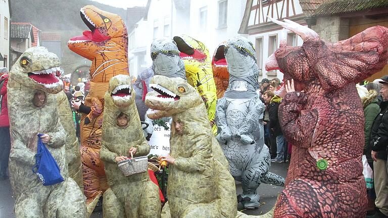 In Westheim waren die Dinos los.