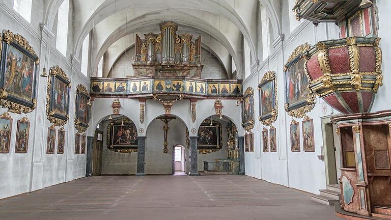 Ausgeräumt: Die Innensanierung der Klosterkirche in Schönau beginnt in den nächsten Tagen.