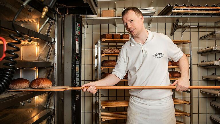 Marius Motsch schließt seine Bäckerei in Bad Kissingen zum 11. August 2024.