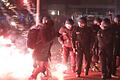 Polizeieinsatz in der Silvesternacht in Berlin       -  Polizisten in der Silvesternacht in Berlin. (Archivbild)