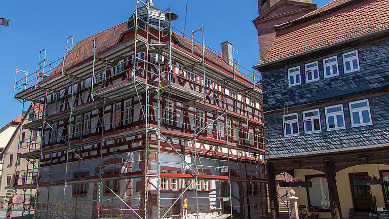 Fertiggestellt: Das altes Rienecker Rathaus ist wieder hergerichtet (Archivfoto).