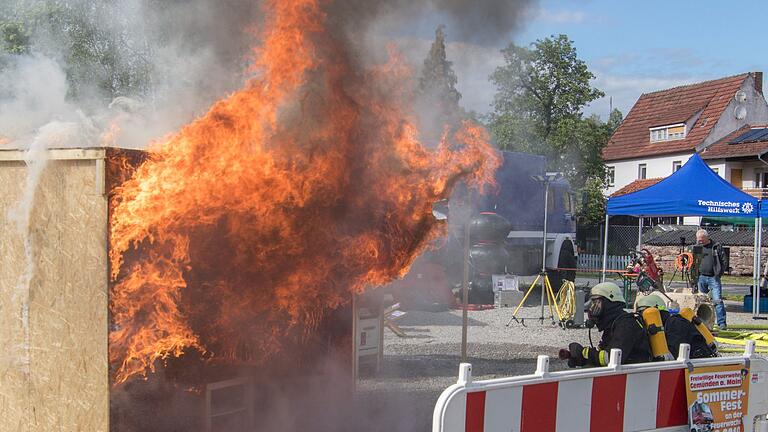 Jede Menge Aktion und Information wurde beim Feuerwehrtag in Gössenheim geboten. Jung und alt kamen auf ihre Kosten.