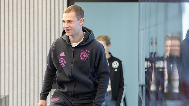 Fußball-Nationalmannschaft - PK Kimmich       -  Um Kimmich musste nach dem Rücktritt von Ilkay Gündogan eine neue Hierarchie gefunden werden.