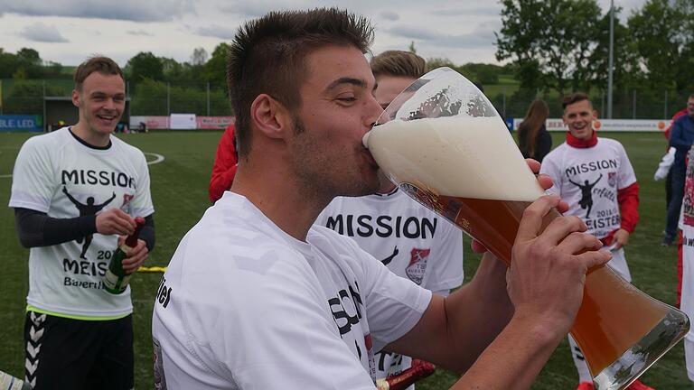 Als Meister der Bayernliga Nord ist Michael Kraus 2019 mit dem TSV Aubstadt in die Regionalliga Bayern aufgestiegen.