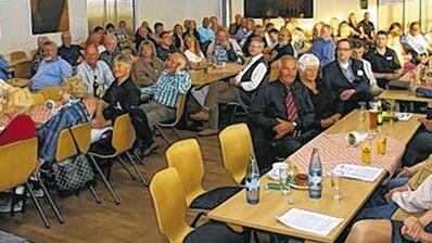Volles Haus: Rund 180 Bürgerinnen und Bürger verfolgten den Vortrag in der Alten Füllerei.