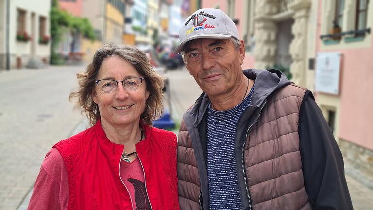 Birgit und Ralf Schießl aus Giebelstadt gehen in Volkach nicht mehr essen.