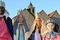 &bdquo;Öffnet das Haus und öffnet das Tor, die Sternsinger stehen als Boten davor.&ldquo; Die vier Reinwandbrüder (von links) Lorenz, Franz, Moritz und Lukas sind in Ebelsbach am Sonntag wieder mit vielen anderen Kindern und Jugendlichen als Kaspar, Melchior, Balthasar und Sternträger unterwegs. Heuer allerdings nur bei der &bdquo;Generalprobe&ldquo; gemeinsam.