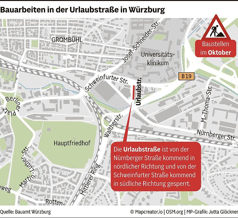 Hier droht im Oktober 2024 Staugefahr in Würzburg: Alle Baustellen, Sperrungen und praktische Umleitungen im Überblick Hier droht im Oktober 2024 Staugefahr in Würzburg: Alle Baustellen, Sperrungen und praktische Umleitungen im Überblick