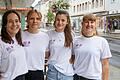 Sehen Inklusion an Bayerns Schulen nicht hinreichend umgesetzt und gehen deshalb als Sonderpädagoginnen nicht ins Referendariat: (von links) Veronika Nützel, Lea Höfer, Marthe Haas und Katharina Arbogast. Auf dem Bild fehlen Carolin Felber und Elena Masuhr.