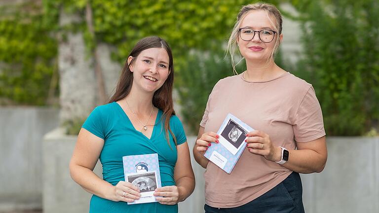 Jacqueline Müller aus Gerbrunn (links) und Anna Kiera aus Würzburg hatten große Schwierigkeiten, eine Hebamme zu finden. Kiera ging 2021 leer aus.