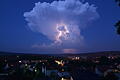 Gewitter über Melsungen.jpeg       -  Eine Superzelle ist mit dem bloßen Auge nicht zu erkennen. Dafür wird ein Wetterradar benötigt, wie Guido Wolz vom Deutschen Wetterdienst erklärt.