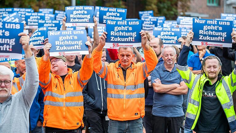 Zahlreiche Mitarbeiterinnen und Mitarbeiter aus der Großindustrie werden am Mittwoch in&nbsp;Schweinfurt erwartet.&nbsp;