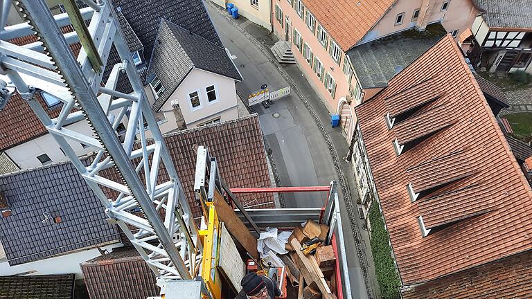 Sanierung des Jörgentors durch Weigand Holzbau       -  Sanierung des Jörgentors durch Weigand Holzbau