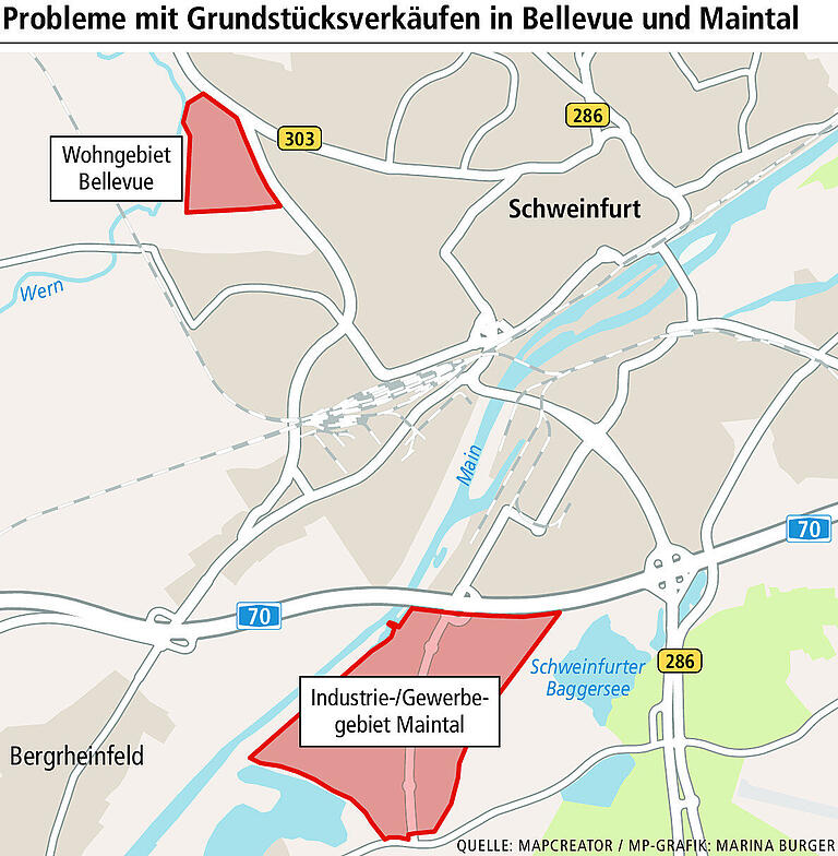 Wenn die Stadt Firmen mit dem Anwalt droht: Was stimmt nicht mit Schweinfurts Grundstückspreisen?