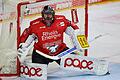 Kölner Haie - Pinguins Bremerhaven       -  Glänzte mit 43 Paraden: Haie-Torhüter Julius Hudacek.