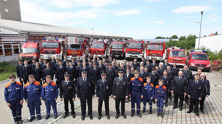 Die Feuerwehr der Stadt Gerolzhofen: eine bestens ausgebildete Mannschaft mit einem beeindruckenden Fuhrpark.