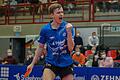 Angeführt vom starken Kilian Ort (im Bild) ringt der TSV Bad Königshofen auch den TTC Neu-Ulm mit 3:2 nieder und macht dadurch den Klassenerhalt perfekt.