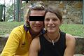 Simone Strobel mit ihrem Freund, der seit 14. Juni 2005 laut Staatsanwaltschaft unter Totschlagsverdacht steht.