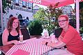 Moana Dempsey traf sich in Münnerstadt mit der Bundestagsabgeordneten Sabine Dittmar und erzählte ihr von ihren Erfahrungen ihres Auslandsjahres. Foto: Heike Beudert       -  Moana Dempsey traf sich in Münnerstadt mit der Bundestagsabgeordneten Sabine Dittmar und erzählte ihr von ihren Erfahrungen ihres Auslandsjahres. Foto: Heike Beudert