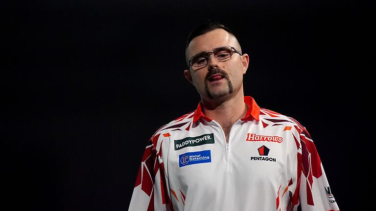 Darts-WM in London       -  Damon Heta bei der Darts-WM in London.