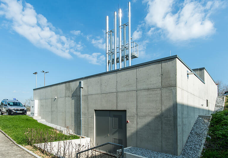 So groß wie ein kleines Einfamilienhaus: Schonungens Energiezentrale. So groß wie ein kleines Einfamilienhaus: Schonungens Energiezentrale.