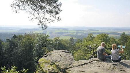 Die Aussicht vom Veitenstein.