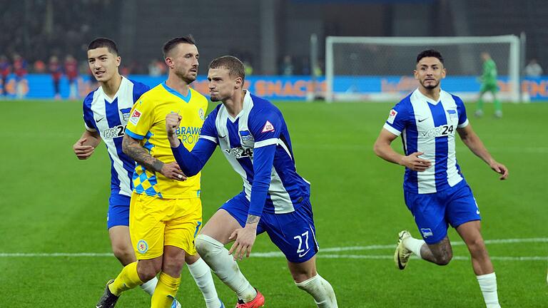 Hertha BSC - Eintracht Braunschweig       -  Michael Cuisance erzielte den Ausgleich für Hertha.