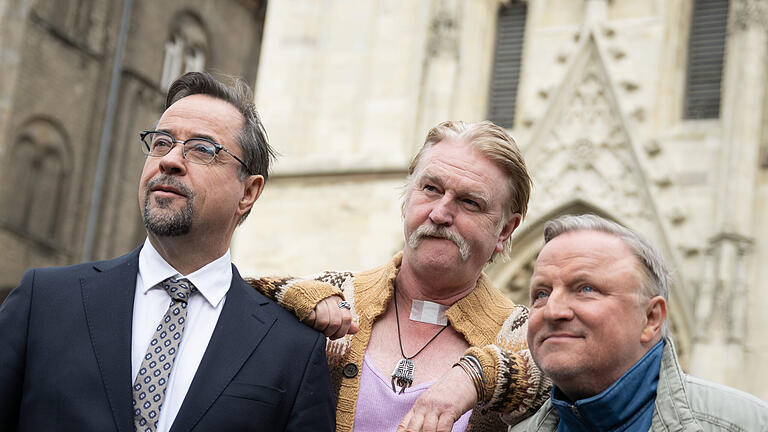 Sonntagskrimis nach Sommerpause - Tatort Münster.jpeg       -  Im nächsten 'Tatort' aus Münster wird neben Boerne (Jan Josef Liefers, links) und Thiel (Axel Prahl, rechts) der Schauspieler Detlev Buck zu sehen sein.