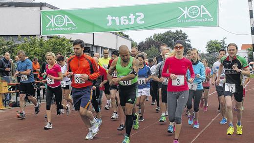 Optimale Laufbedingungen: Ein Höhepunkt beim evangelischen Gemeindefest war der Zehn-Kilometer-Benefizlauf, an dem 48 Läuferinnen und Läufer teilnahmen.