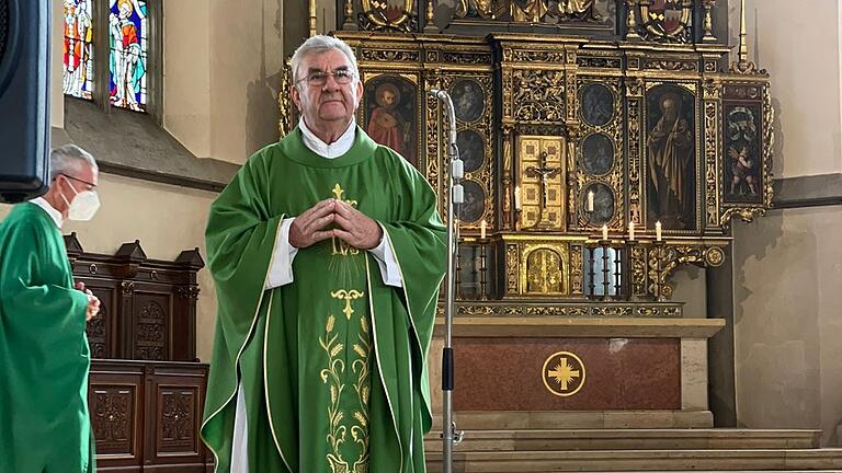 Pfarrer Paško Manduric war 38 Jahren als Priester in Würzburg tätig