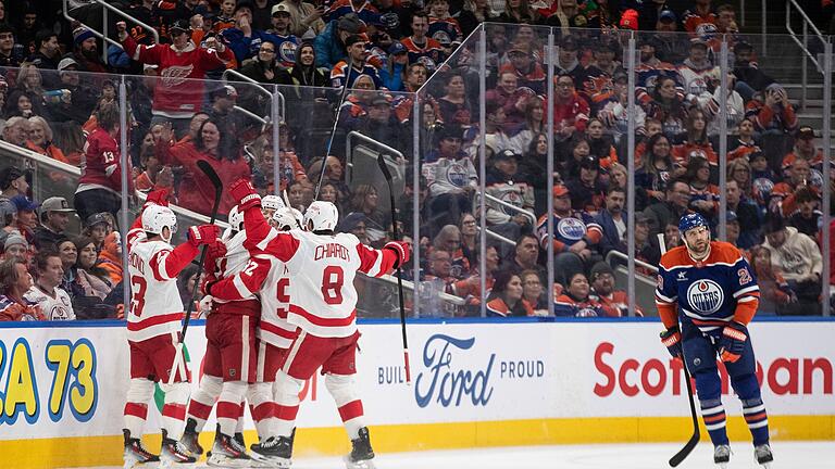 Edmonton Oilers - Detroit Red Wings       -  Die Detroit Red Wings gewinnen das vierte Spiel in Folge.