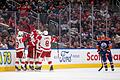 Edmonton Oilers - Detroit Red Wings       -  Die Detroit Red Wings gewinnen das vierte Spiel in Folge.