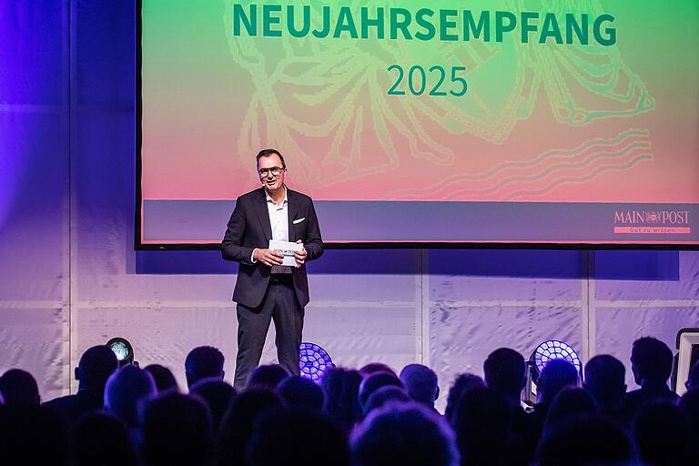 Matthias Faller, Leiter Vermarktung, führte durch den Neujahrsempfang der Mediengruppe Main-Post in Würzburg. Matthias Faller, Leiter Vermarktung, führte durch den Neujahrsempfang der Mediengruppe Main-Post in Würzburg.