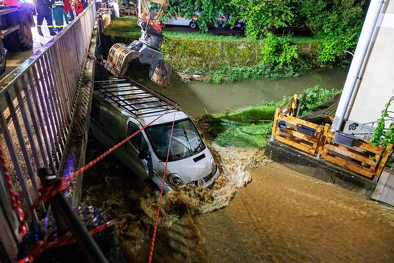 In Kastl in der Oberpfalz war das Unwetter der letzten Nacht besonders heftig. In Kastl in der Oberpfalz war das Unwetter der letzten Nacht besonders heftig. 