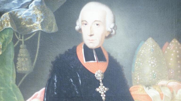 Er nannte sich 'Herzog von Franken': Fürstbischof Franz Ludwig von Erthal.