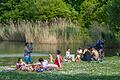 Alle Wasserproben waren okay: Am Erlabrunner Badesee im Landkreis Würzburg und an vielen weiteren Badegewässern in Unterfranken suchen im Sommer viele Menschen eine Abkühlung.