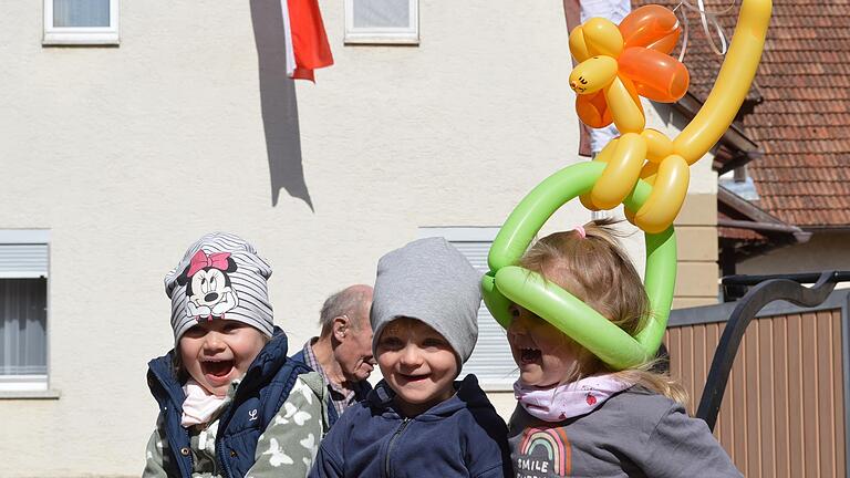 Die Kinder hatten in Rannungen eine Riesengaudi. Die Kinder hatten in Rannungen eine Riesengaudi.