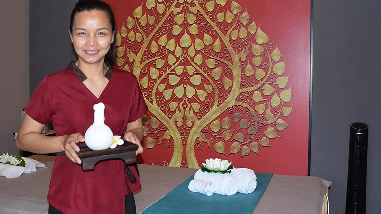 Seenuan Krückel hat in Euerbach ihren Salon 'Lilawadee' mit traditioneller Thaimassage eröffnet.