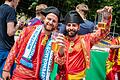 Fußball-Fans mit Bier bei der Euro 2024       -  Selbst der Bierdurst der Fußball-Fans bei der EM konnte den Bierabsatz im Juni nicht retten.